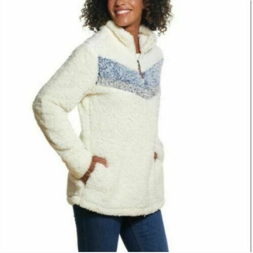 Weatherproof Ladies 1/4 Zip Pullover Sweate - Picture 2 of 9